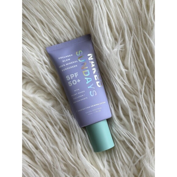 Naked Sundays Collagen Glow 100% Mineral Sunscreen Perfecting Priming SPF 50 - Picture 4 of 8